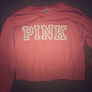 PINK by VS Crop Sweater